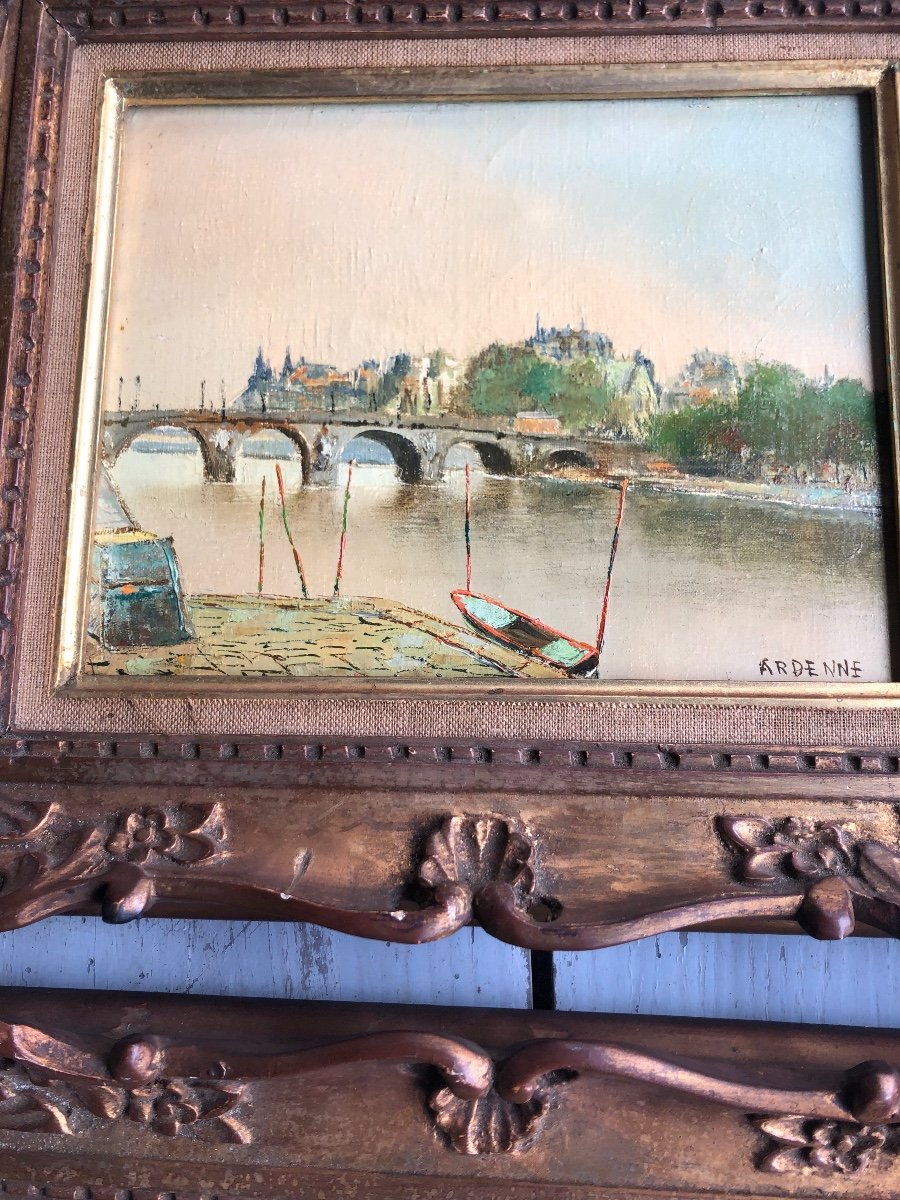 Series Of Paintings On Paris Signed Ardenne-photo-1