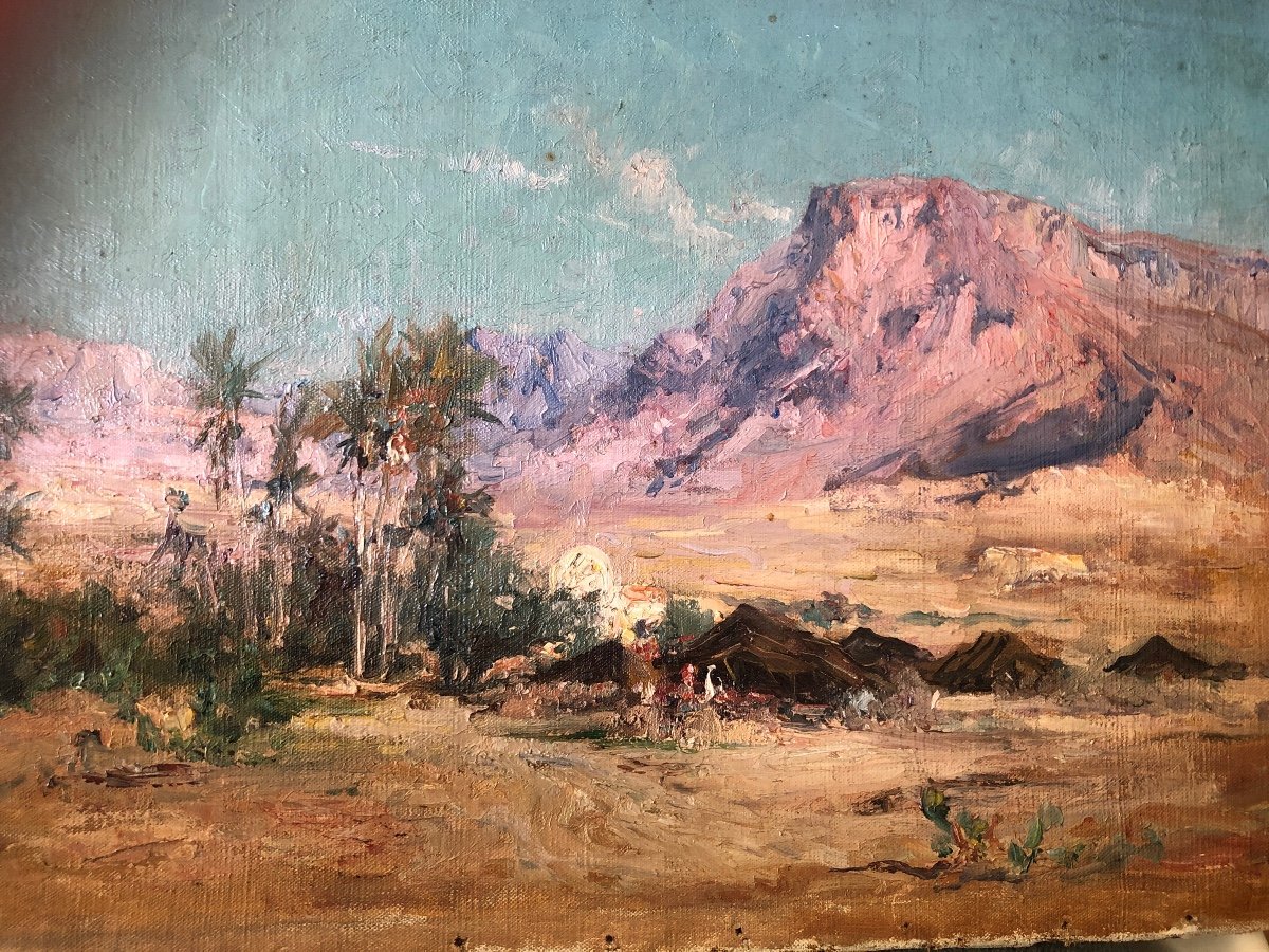 Oil On Canvas Orientalist 19th-photo-2