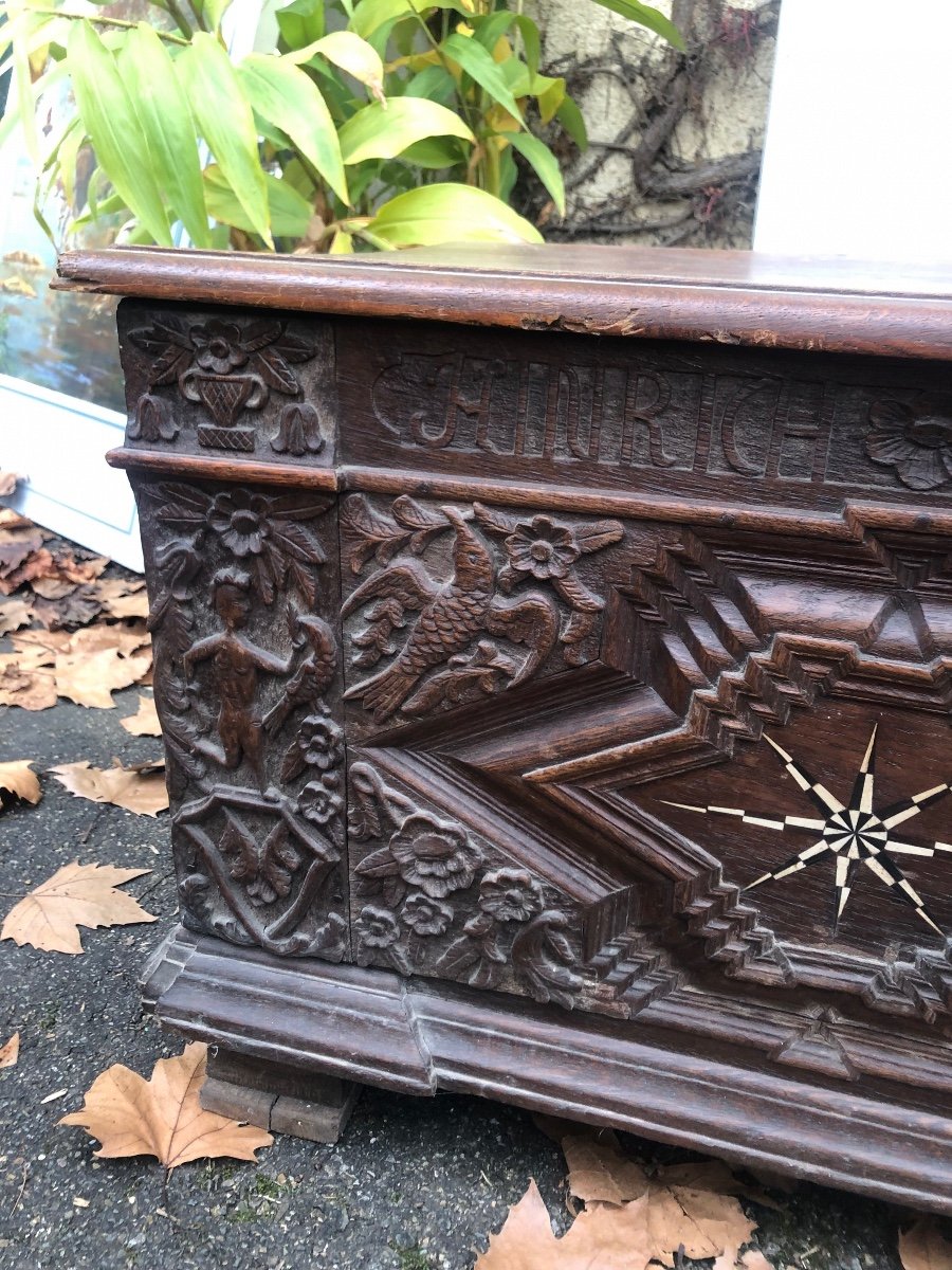 18th Century Oak Chest Germany-photo-2