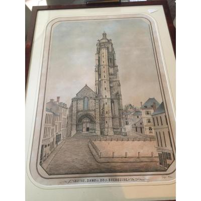 Drawing Notre Dame De Bressuire