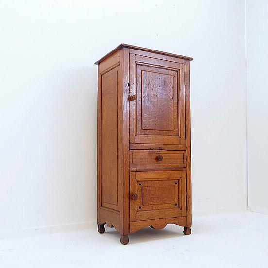 Vintage Wooden Side Cabinet - 1950s-photo-3