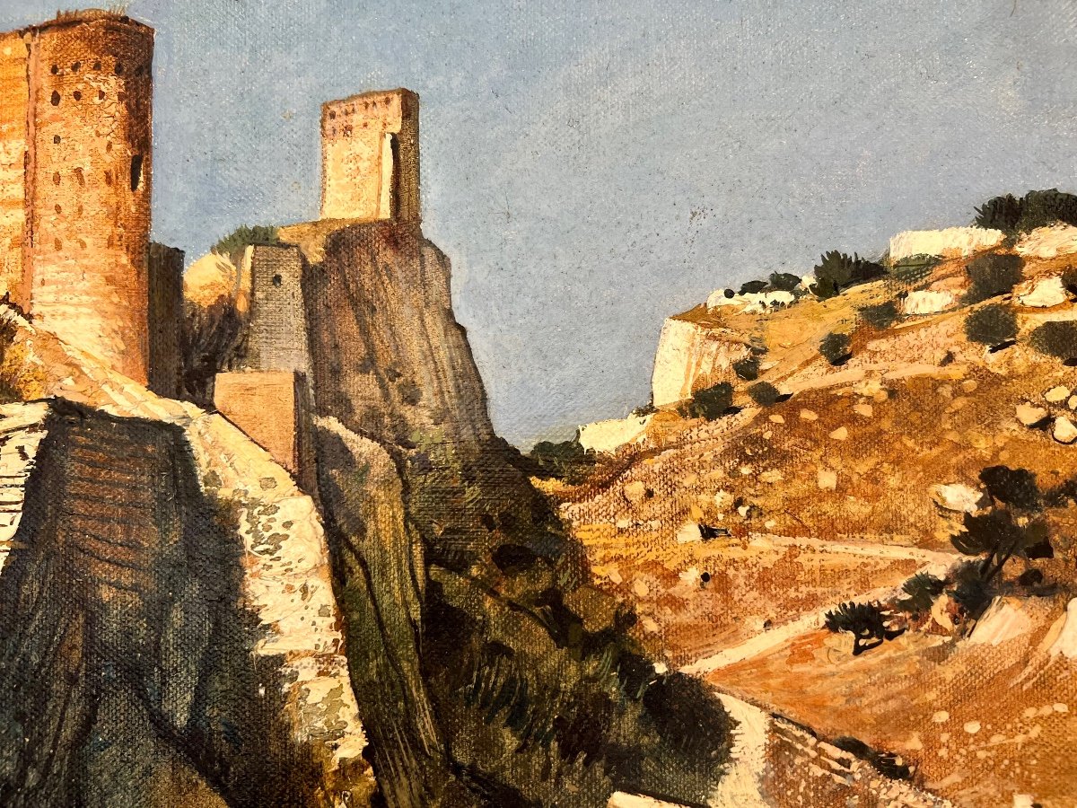 Painting By Jean Thomas (1923-2019), Rhône Valley -photo-4