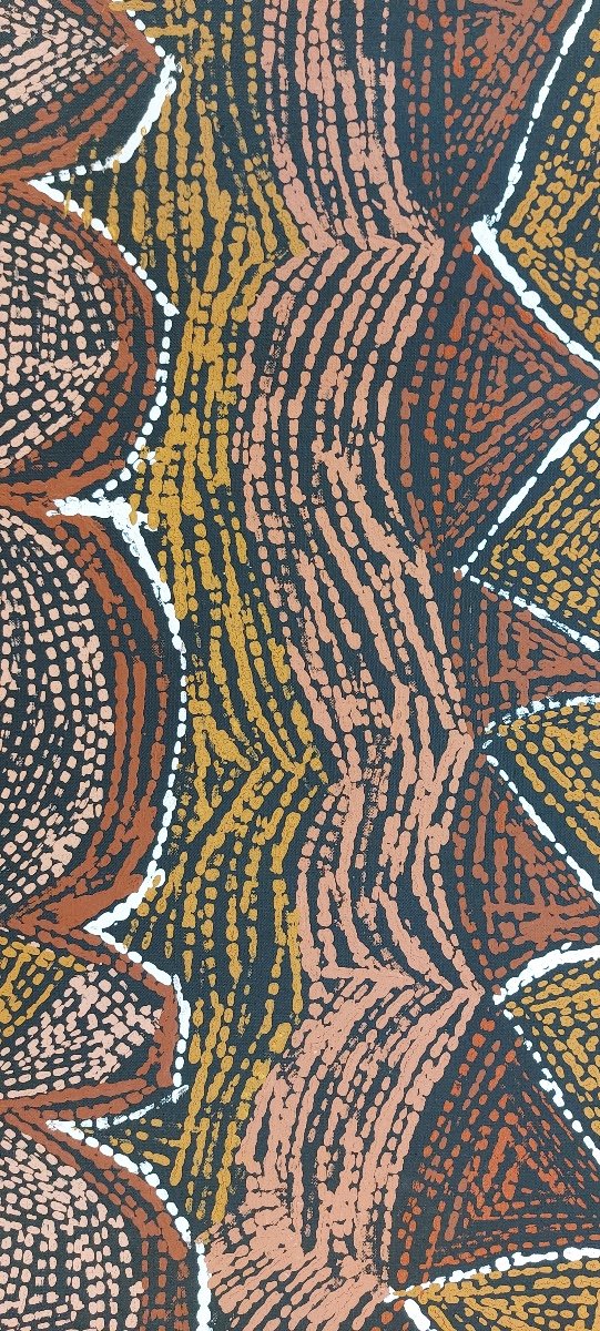 Aboriginal Painting, Tiwi Island, Cornelia Tipuamanturriri, -photo-2