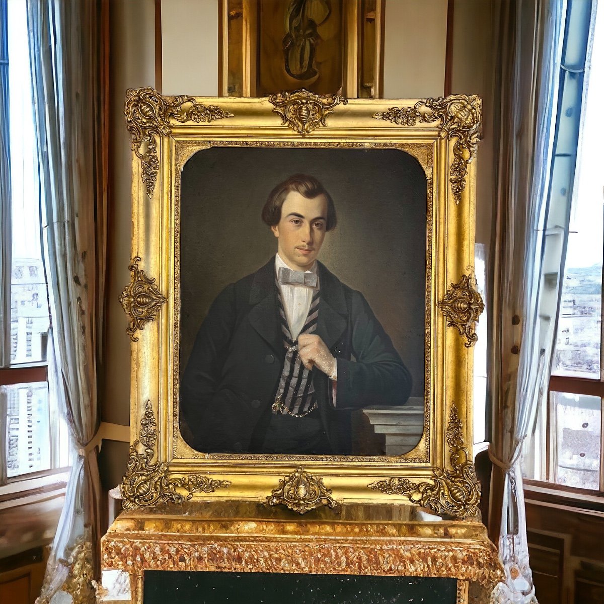 Portrait Of A Young Man From The 19th Century -photo-2