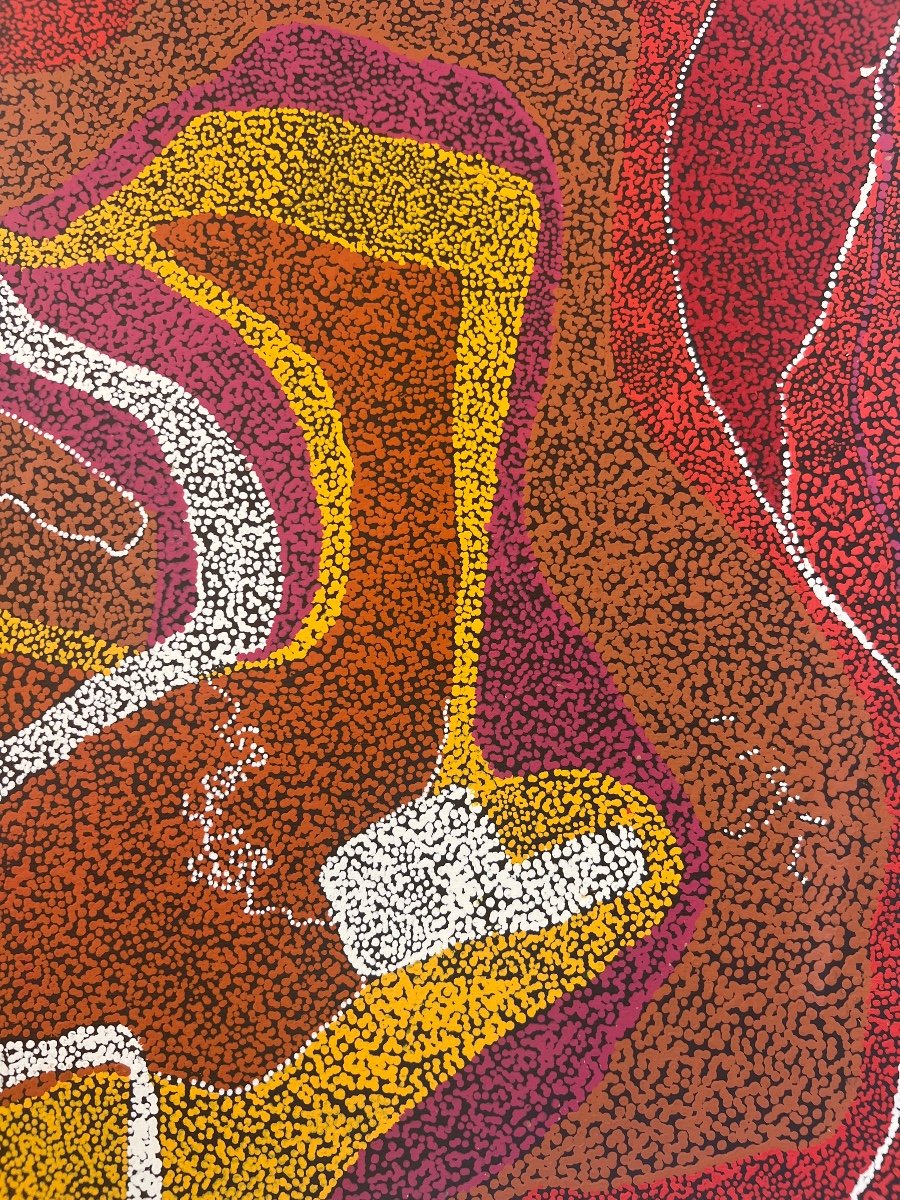 Peinture Aborigène De Jorna Newberry, Australie-photo-4