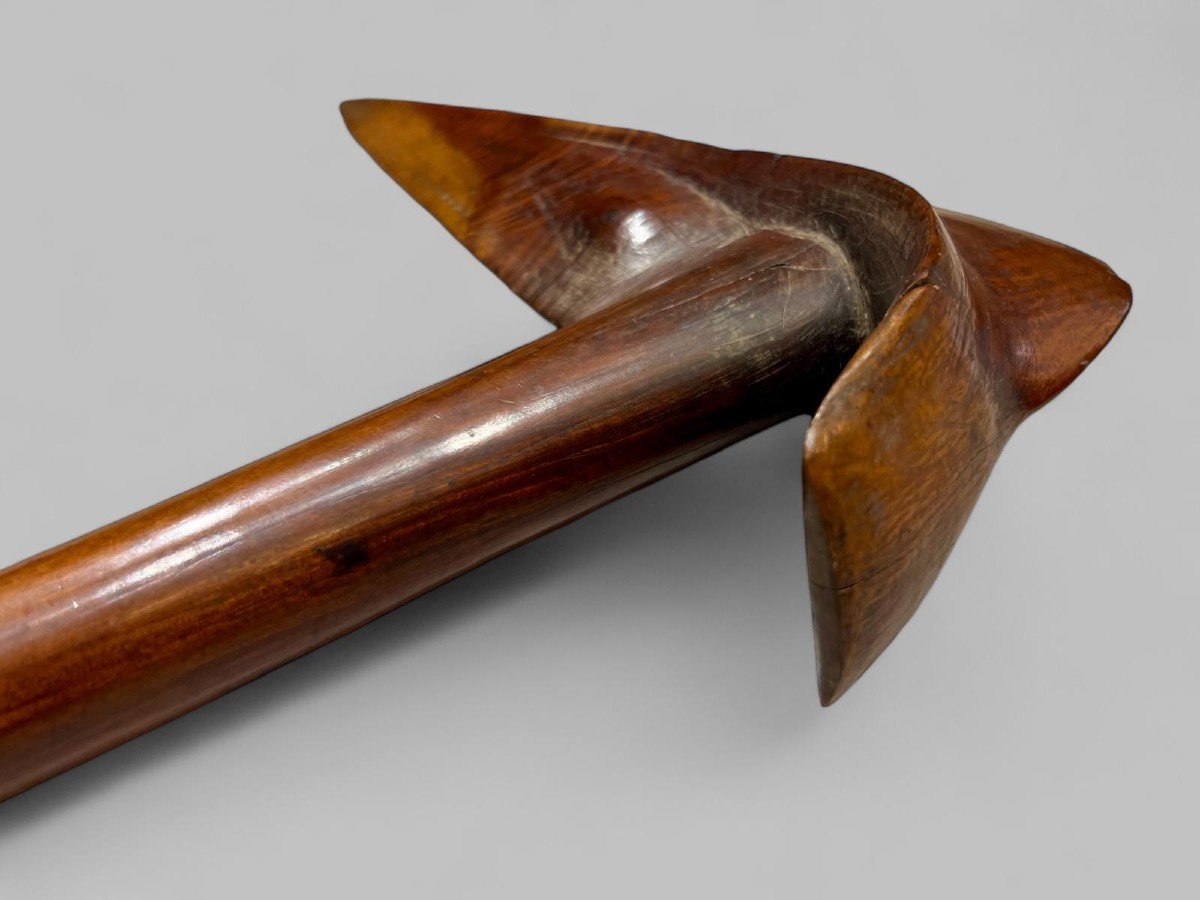 Rare Kanak "kagu" Wooden Bird Beak Puzzle, New Caledonia, 19th Century-photo-4