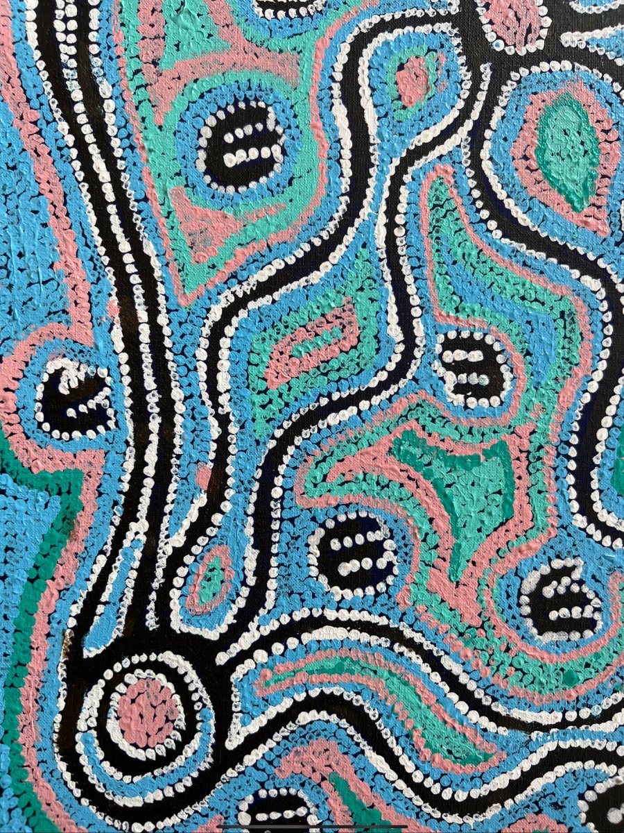 Aboriginal Painting, Bessie Nakamarra Sims-photo-1