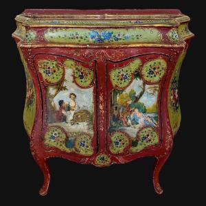 Venetian Baroque Style Sideboard, 19th Century