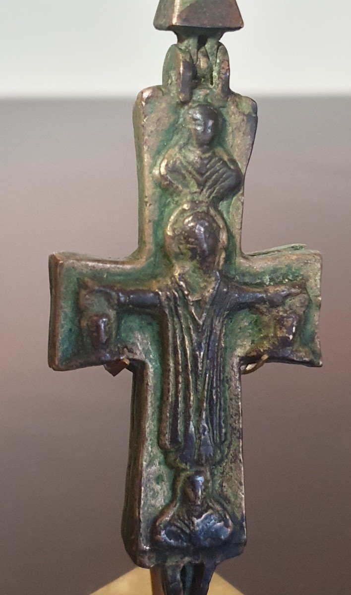 Encolpion - Grand Cross - Christ - Bronze - Byzantine Art From The 8th To The 11th Century-photo-5