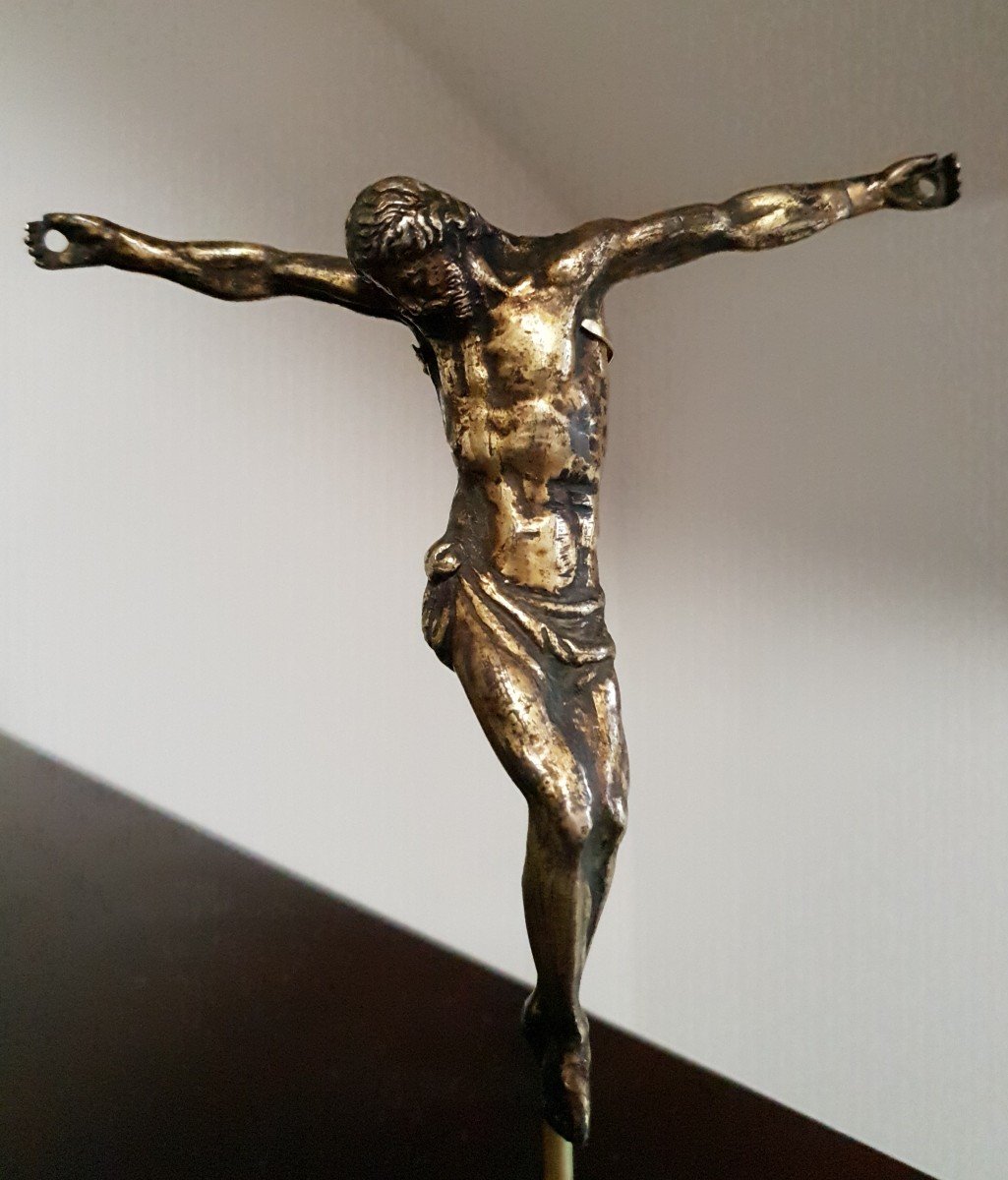 Christ - Sujet En Bronze - XVIIème-photo-2