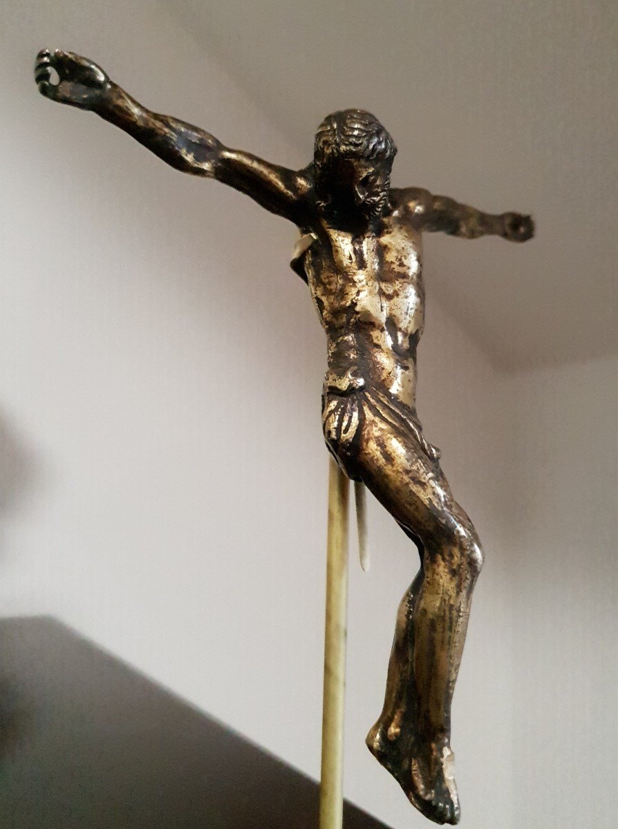 Christ - Sujet En Bronze - XVIIème-photo-3