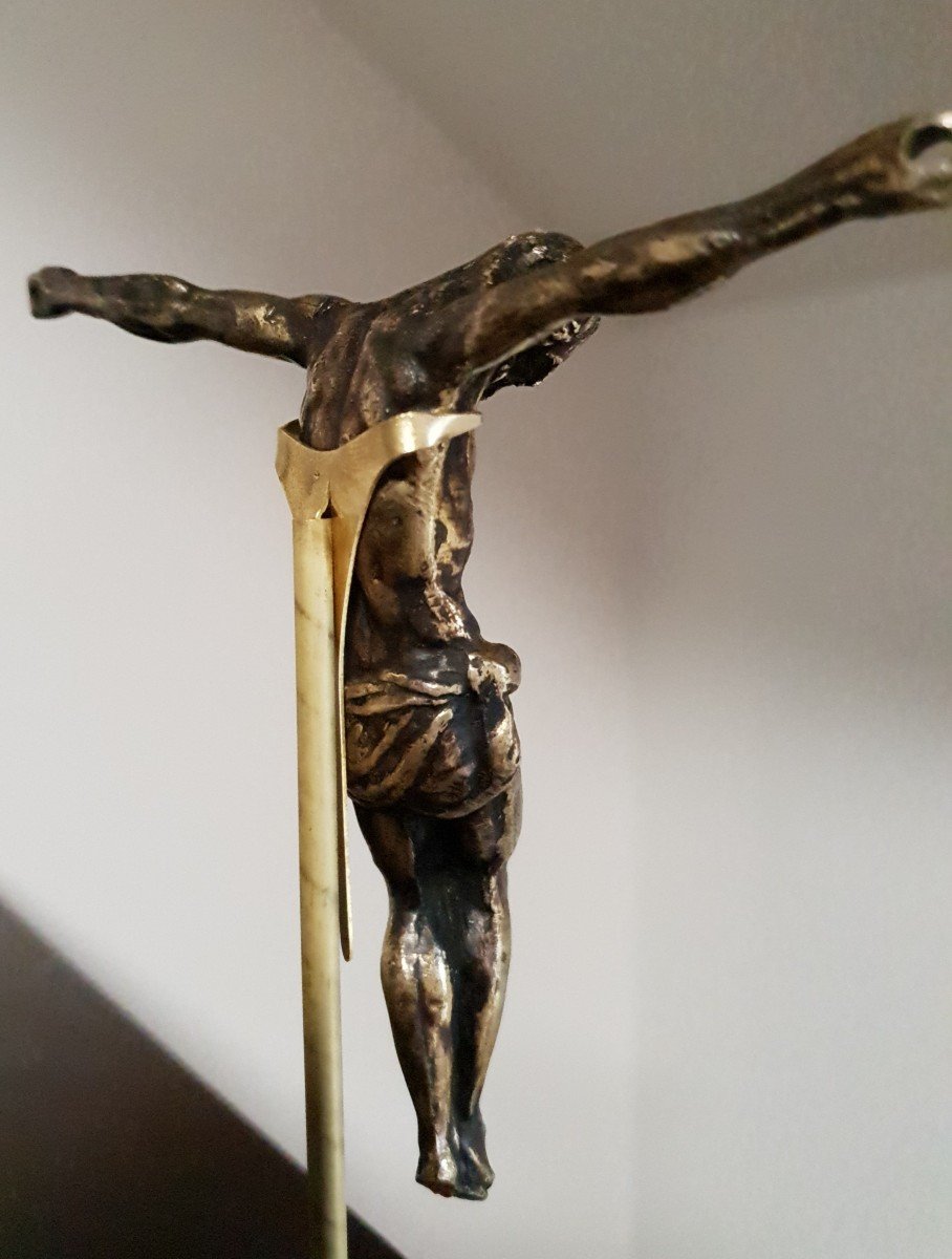 Christ - Sujet En Bronze - XVIIème-photo-4