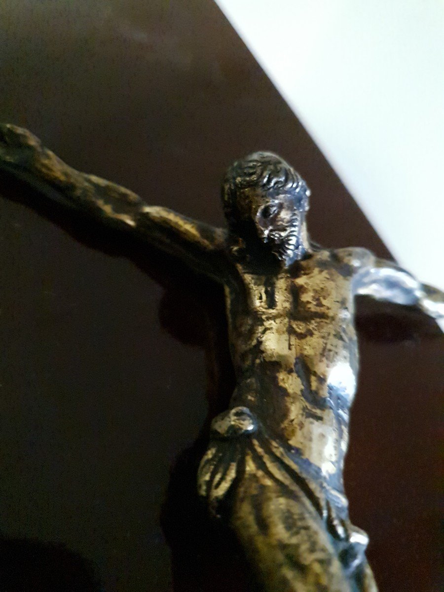 Christ - Sujet En Bronze - XVIIème-photo-5