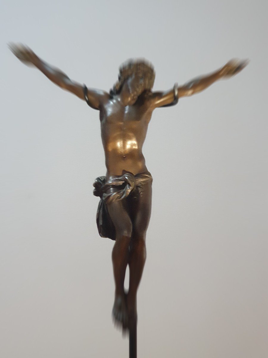 Norest - Sujet En Bronze - Christ d'Applique - Sculpture - France Vers 1915-photo-2