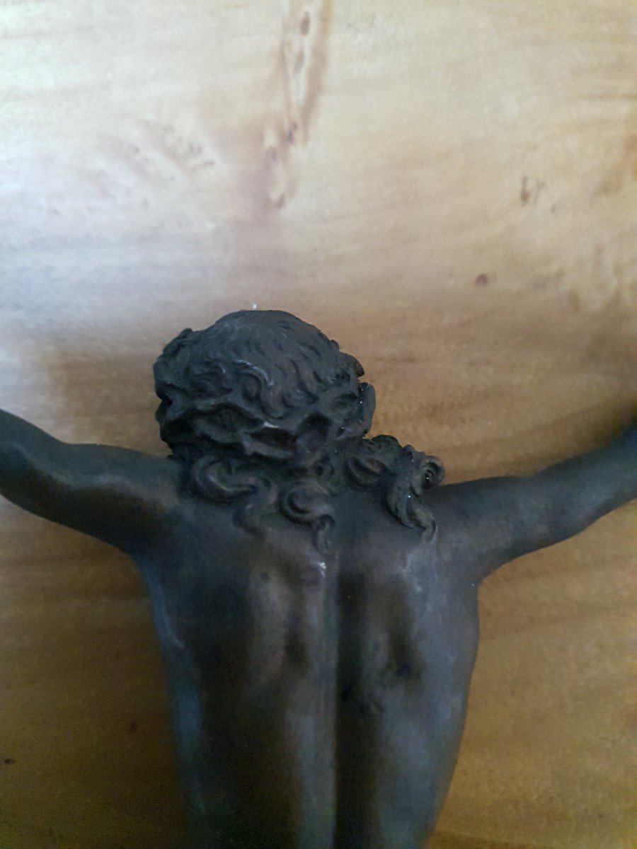 Norest - Sujet En Bronze - Christ d'Applique - Sculpture - France Vers 1915-photo-3