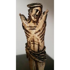 Christ Carved In Bone - 18th Century Spain?