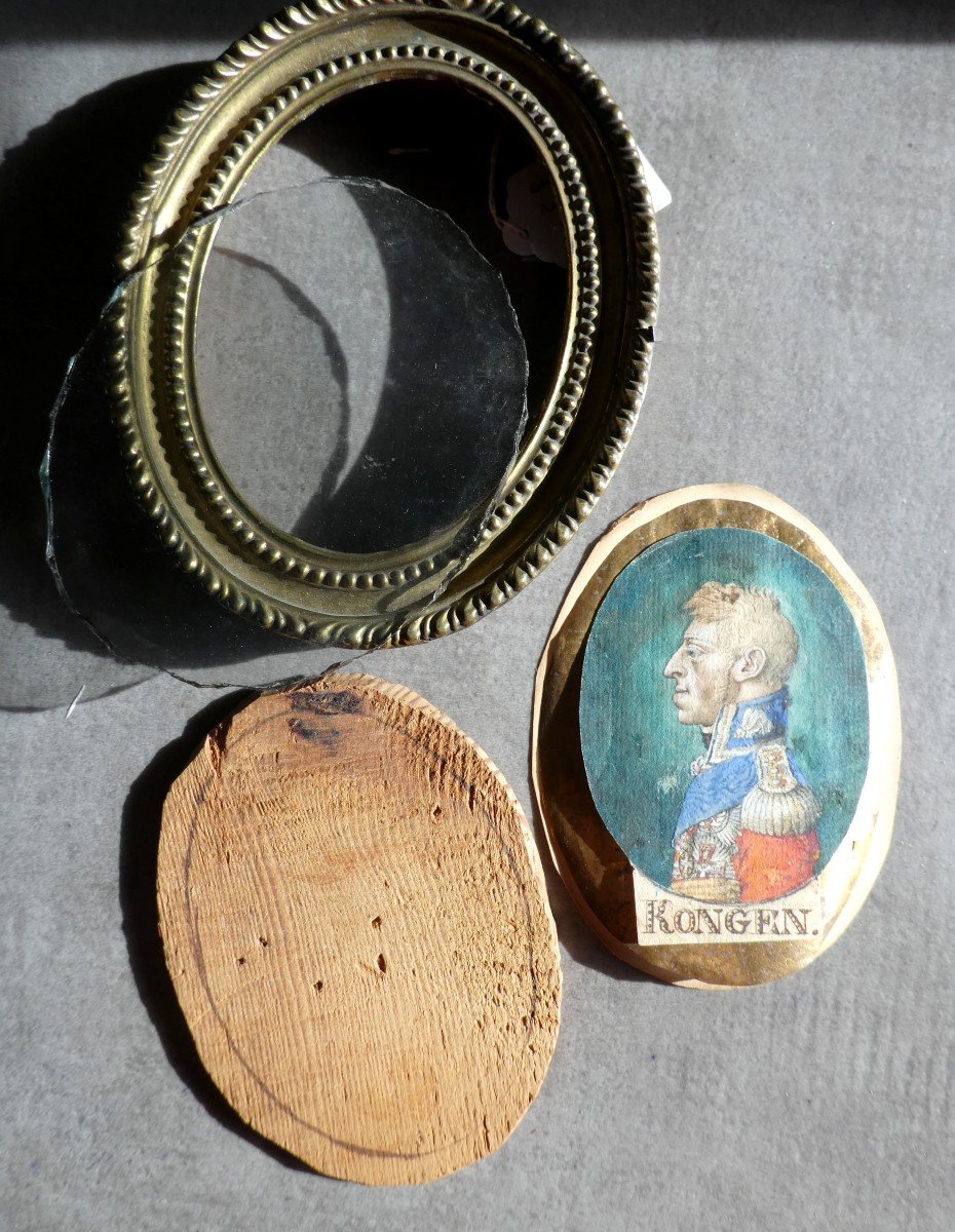 Miniature Historique, Le Roi Frederik VI Du Danemark, Allié De Napoléon, 1810-photo-2