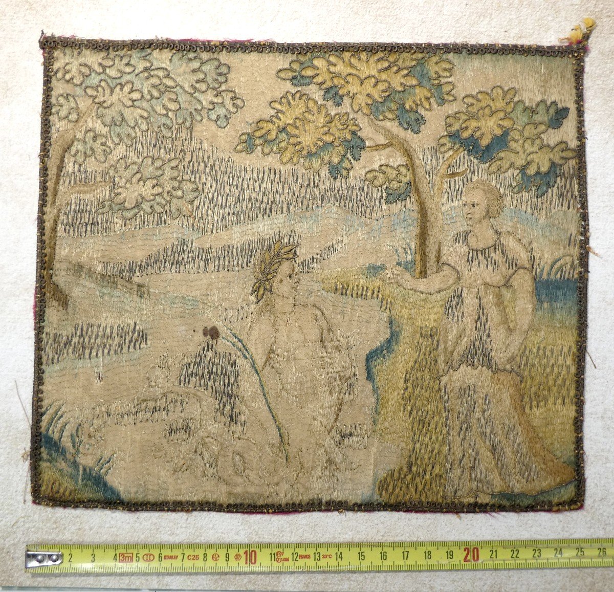 Suite De Broderies Anversoises Fin 16e Siècle, Scènes De Romans-photo-3