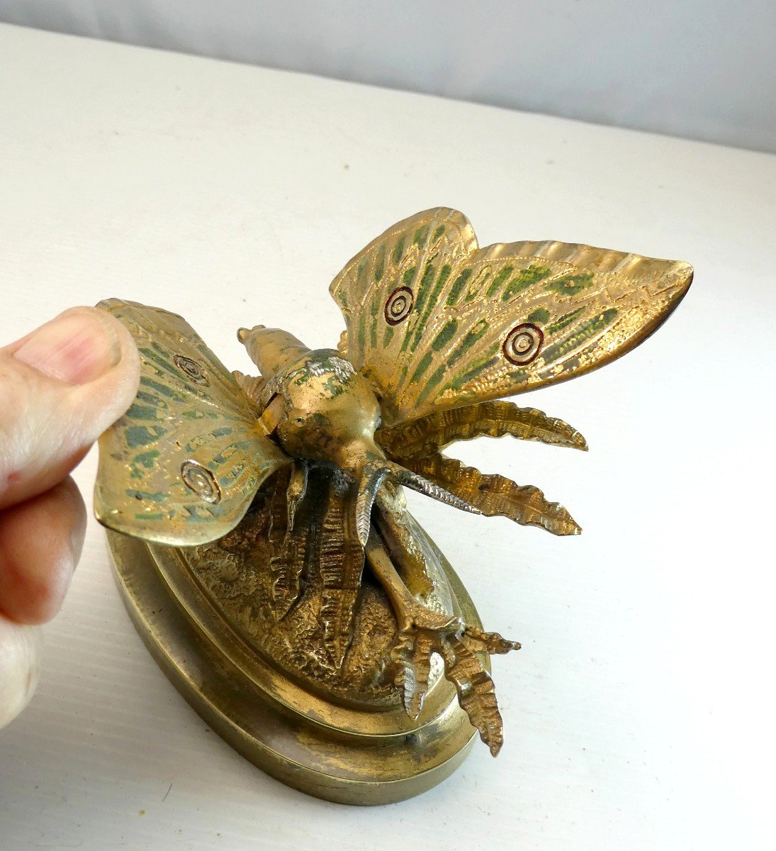 Bronze Automatic Butterfly, Circa 1830, Romantic Era Mail Clip-photo-4