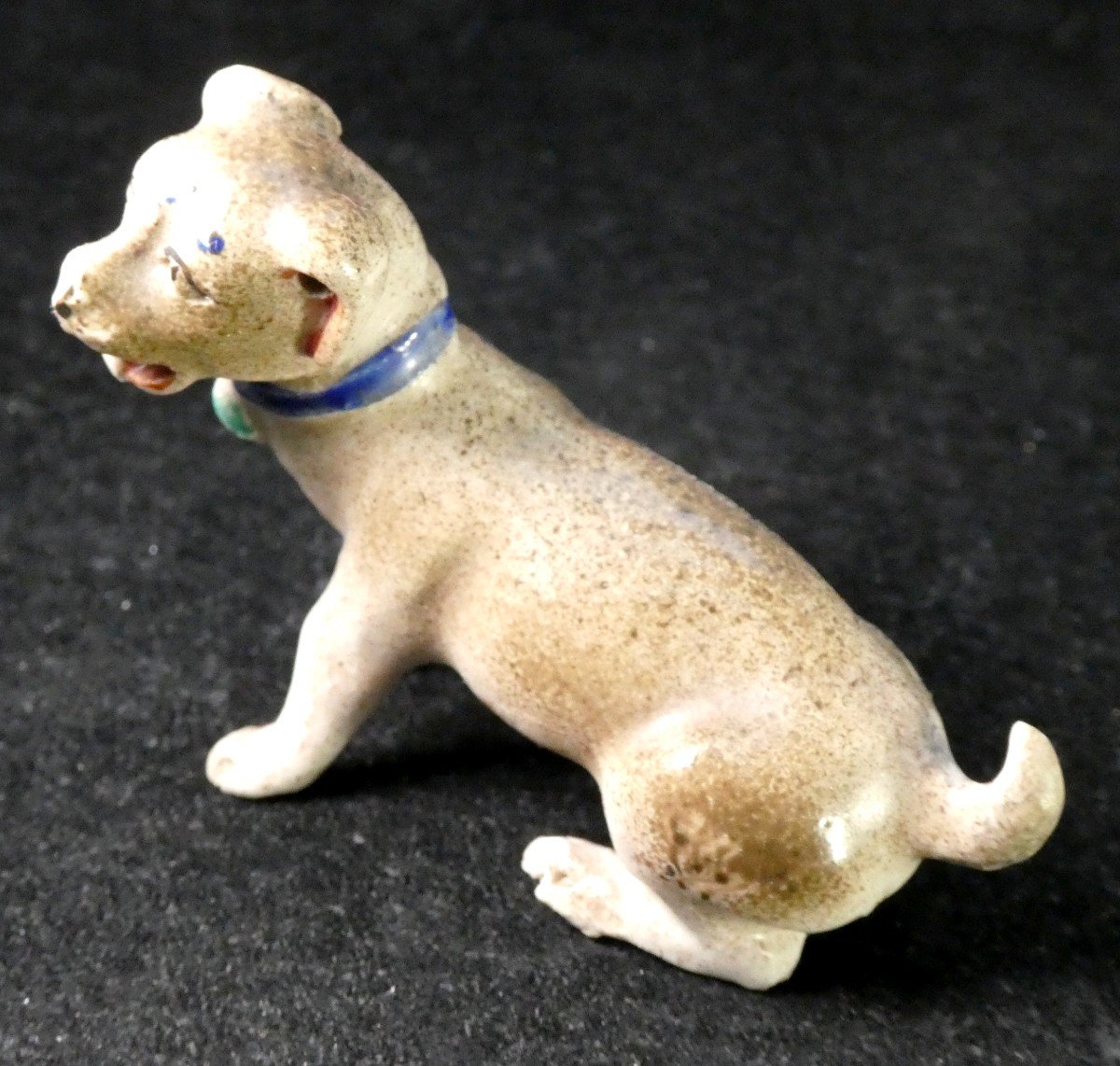 Petit Chien Porcelaine De La Compagnie Des Indes, 18e Siècle-photo-2