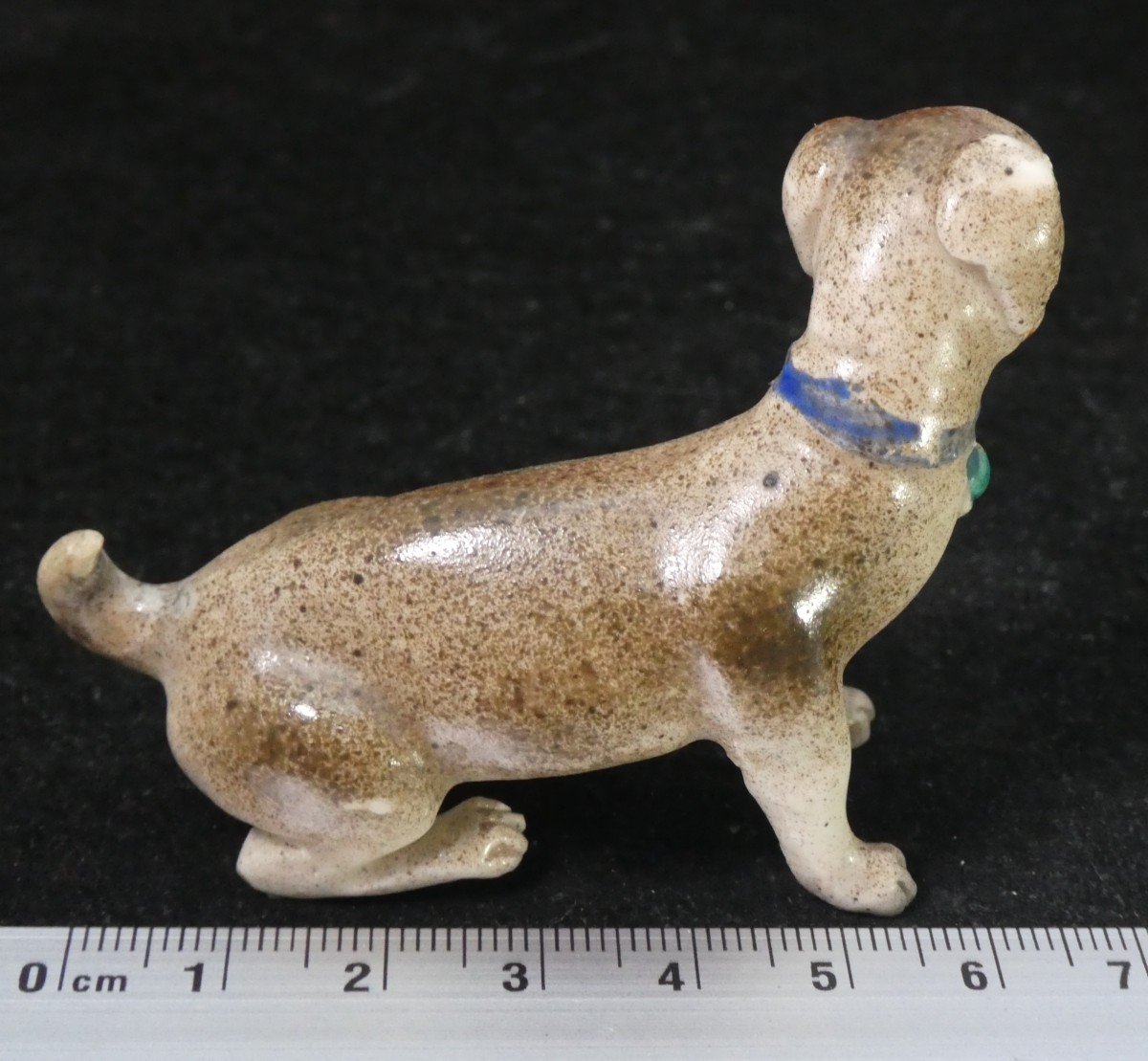 Petit Chien Porcelaine De La Compagnie Des Indes, 18e Siècle-photo-3