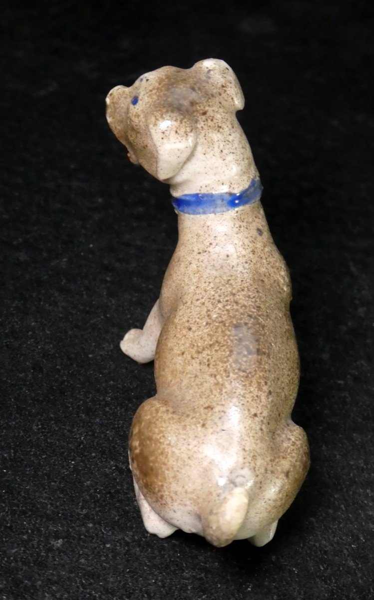 Petit Chien Porcelaine De La Compagnie Des Indes, 18e Siècle-photo-3