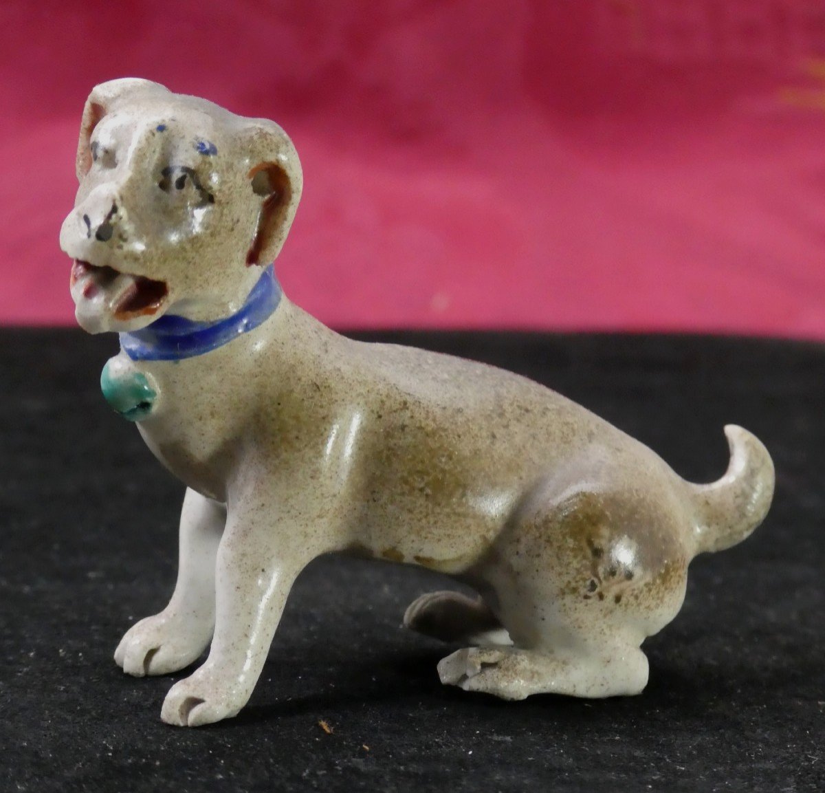 Petit Chien Porcelaine De La Compagnie Des Indes, 18e Siècle-photo-5