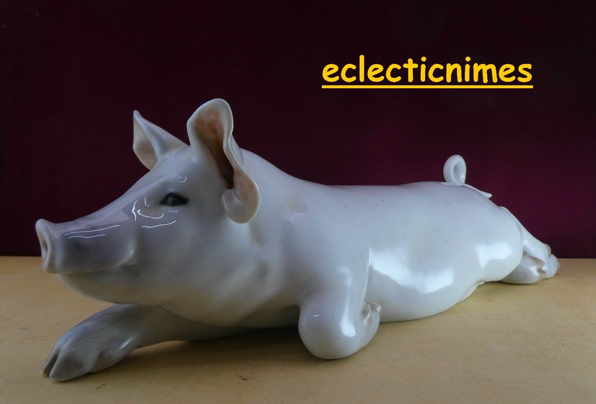 Petit Chien Porcelaine De La Compagnie Des Indes, 18e Siècle-photo-6