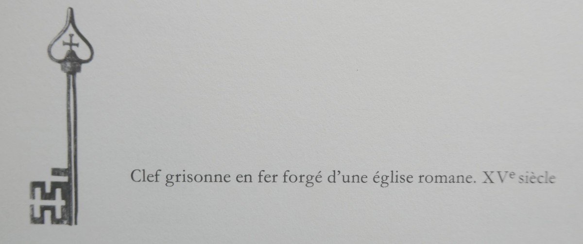 Grande Clé Suisse, Haute époque, à Tige Fendue Au Long, 19cm-photo-3