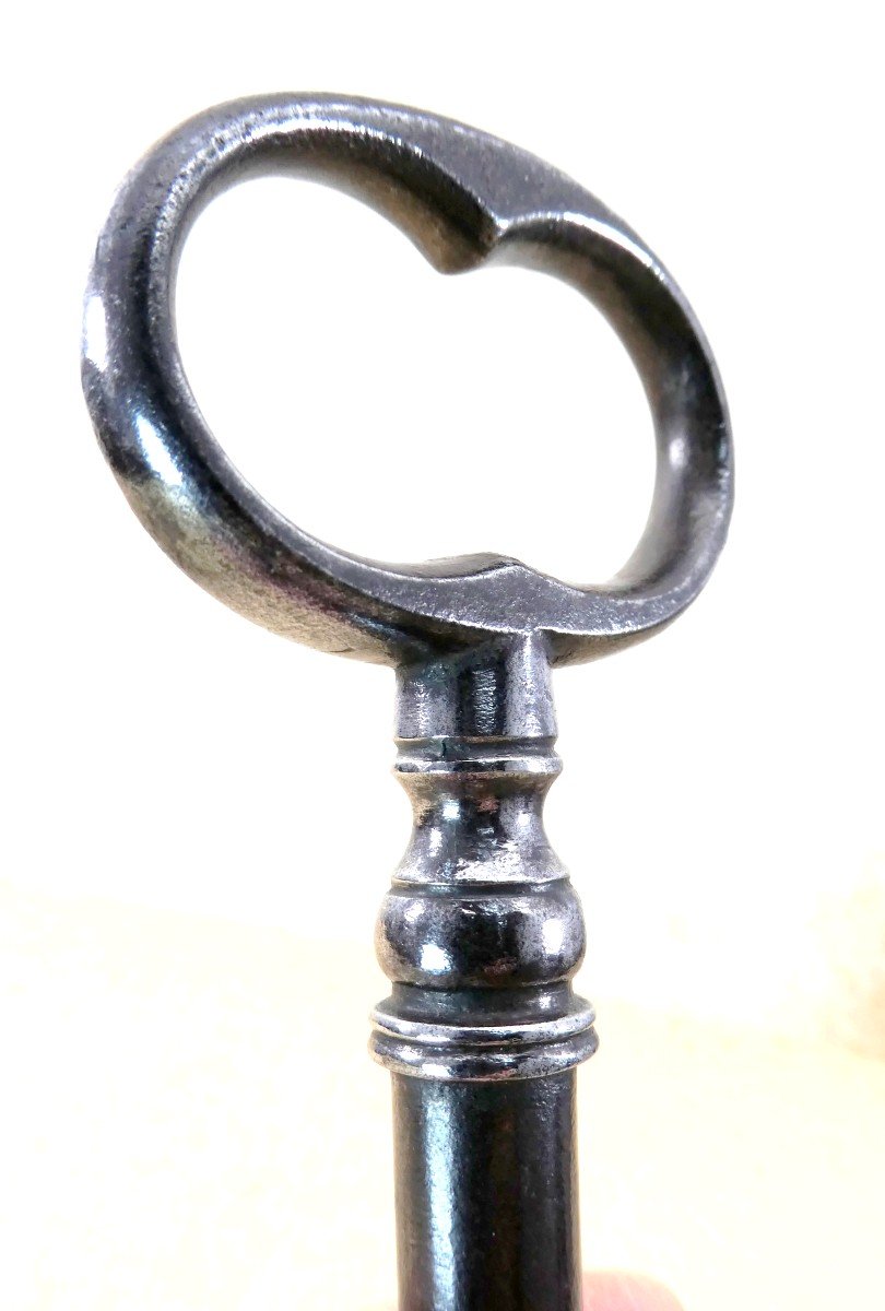 Large Key For Number 5, 19cm, 1st Half Of 19th Century-photo-3