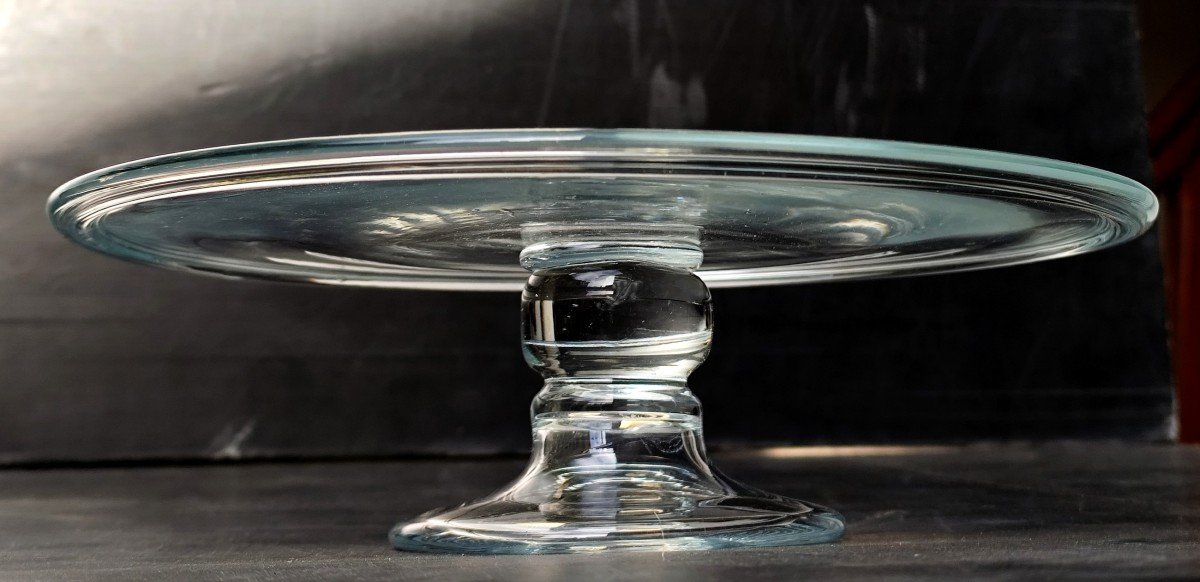 Large Parisian  Confectioner's Gueridon, Blown Glass, 19th Century, Centerpiece-photo-3