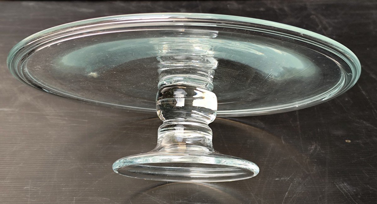 Large Parisian  Confectioner's Gueridon, Blown Glass, 19th Century, Centerpiece-photo-3