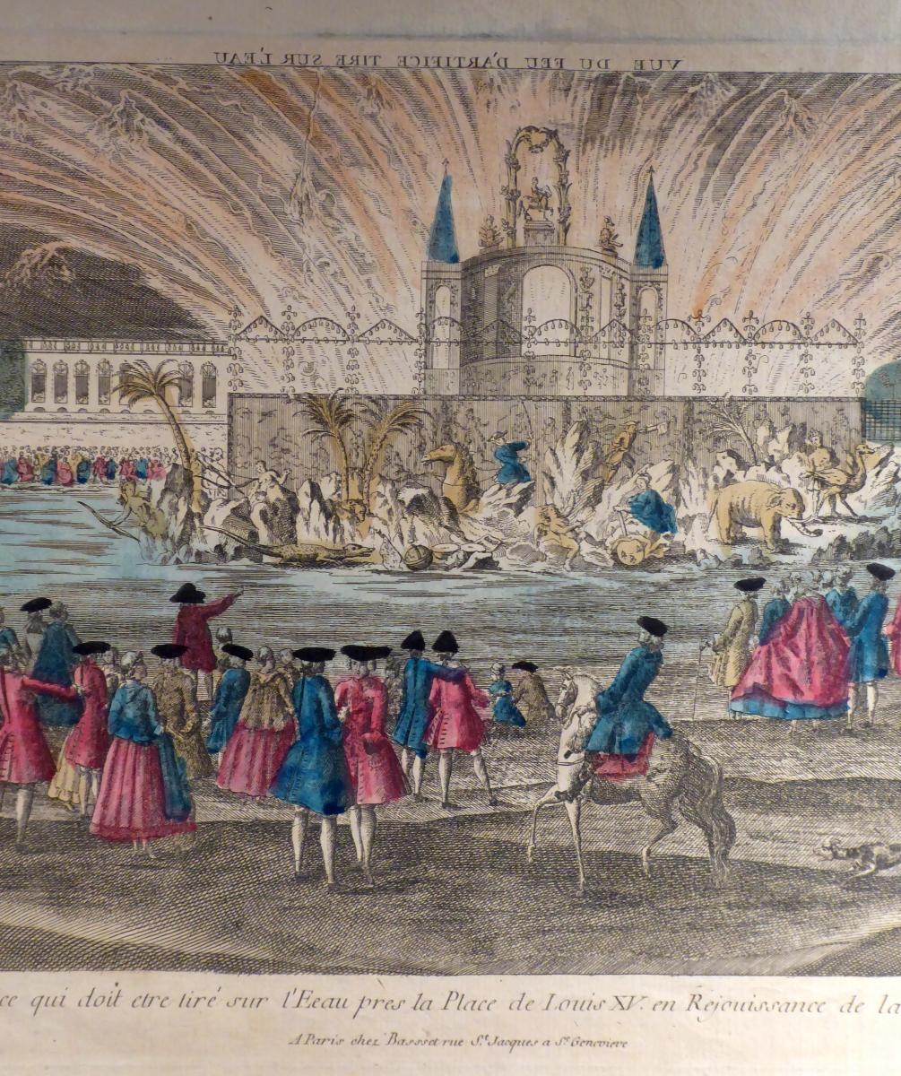 Vue d'Optique, Feu d'Artifice Royal, Paris 1763-photo-2