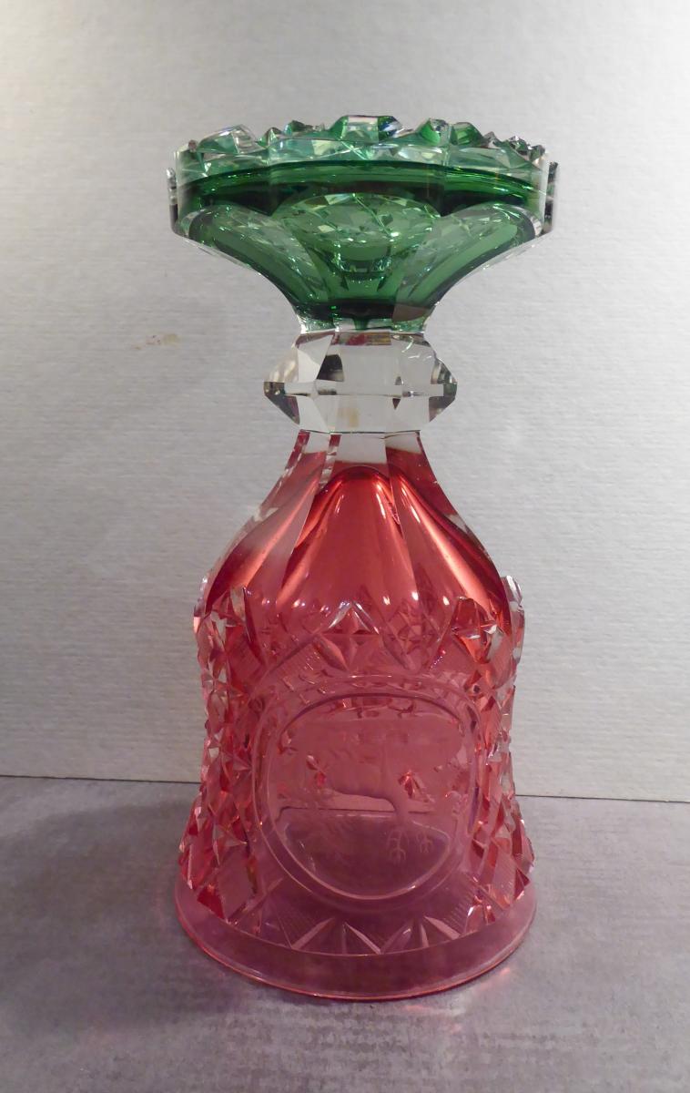 Great Pokal, Luxury Glassware, Color, Bohemian 1840-photo-2