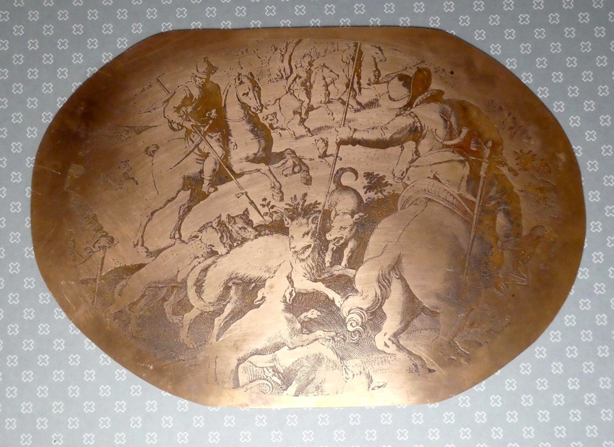 Gourde plate en grès émaillé - Jean Carriès (1855-1894) - XIXe
