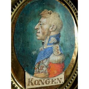 Historical Miniature, King Frederik VI Of Denmark, Ally Of Napoleon, 1810