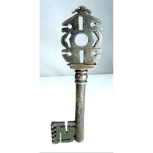  Beautiful Renaissance Architectural Key, Rare Example 16th Century France,