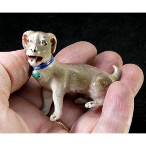 Petit Chien Porcelaine De La Compagnie Des Indes, 18e Siècle