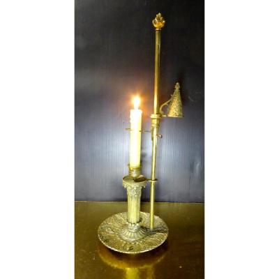 Programmed Extinction Candlestick, 1825/30, Troubadour Style