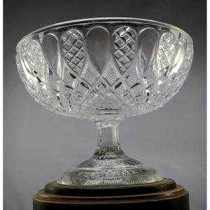 Spectacular Crystal Cup, 1830, Large Masterpiece, 3kilos, Good Condition