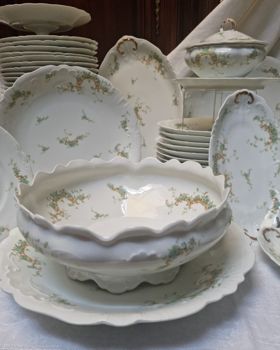 Important Limoges Porcelain Table Service By Pouyat Late Nineteenth-photo-4