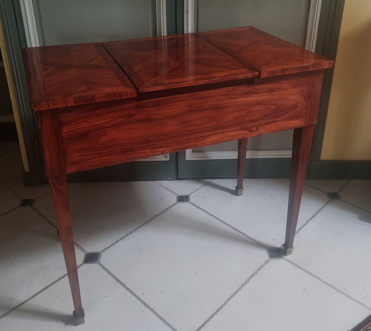 Louis XVI Period Dressing Table In Rosewood Marquetry-photo-3