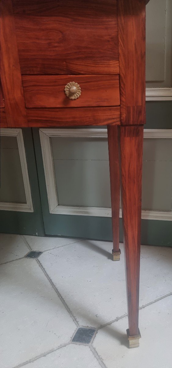 Louis XVI Period Dressing Table In Rosewood Marquetry-photo-1