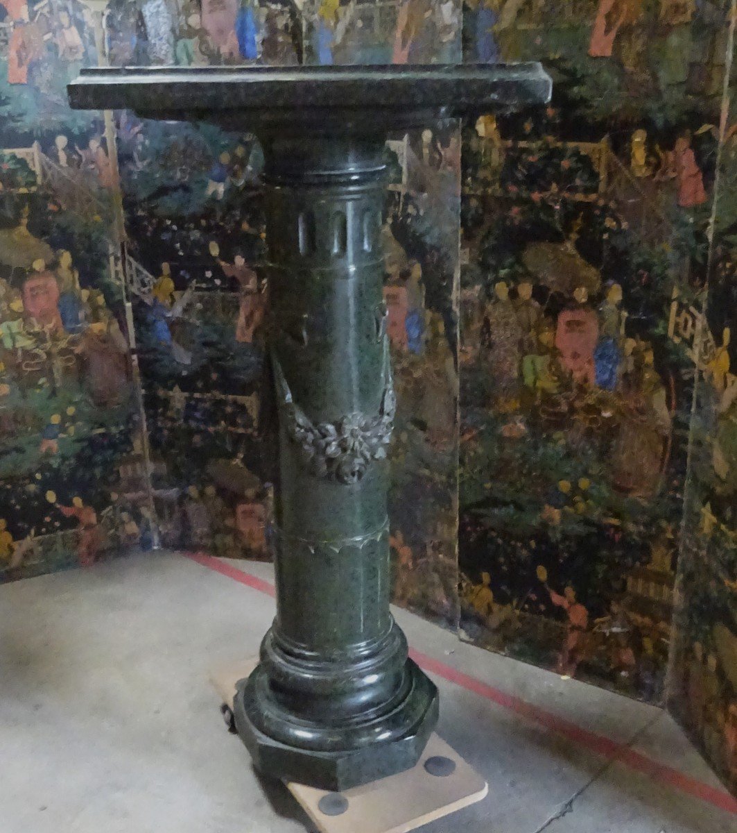 Late 19th Century Marble Presentation Column-photo-1