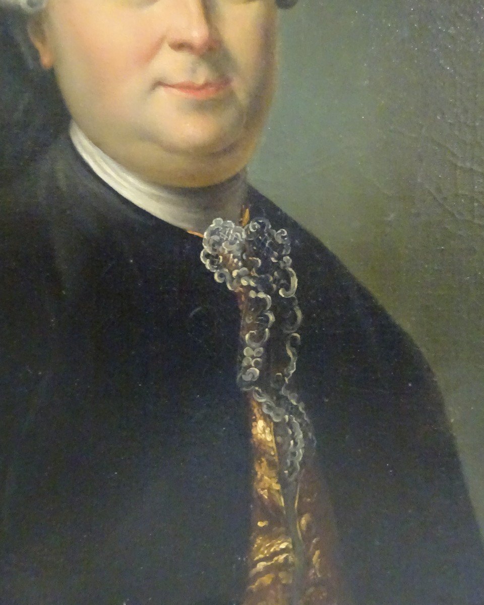 French School Of The 18th Century Portrait Of A Man Of Quality -photo-3