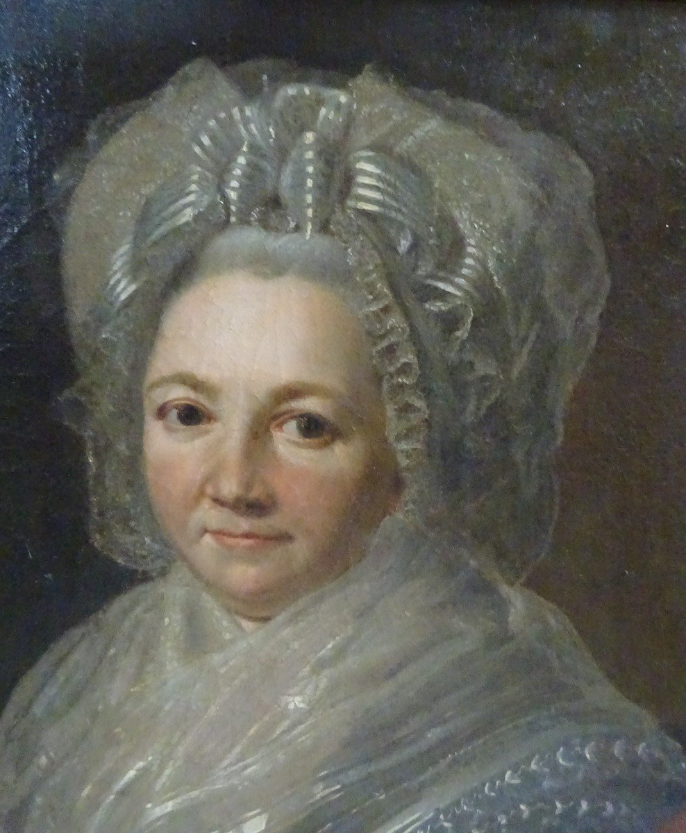 Portrait Of A Lady Of Quality From The End Of The 18th Century-photo-2