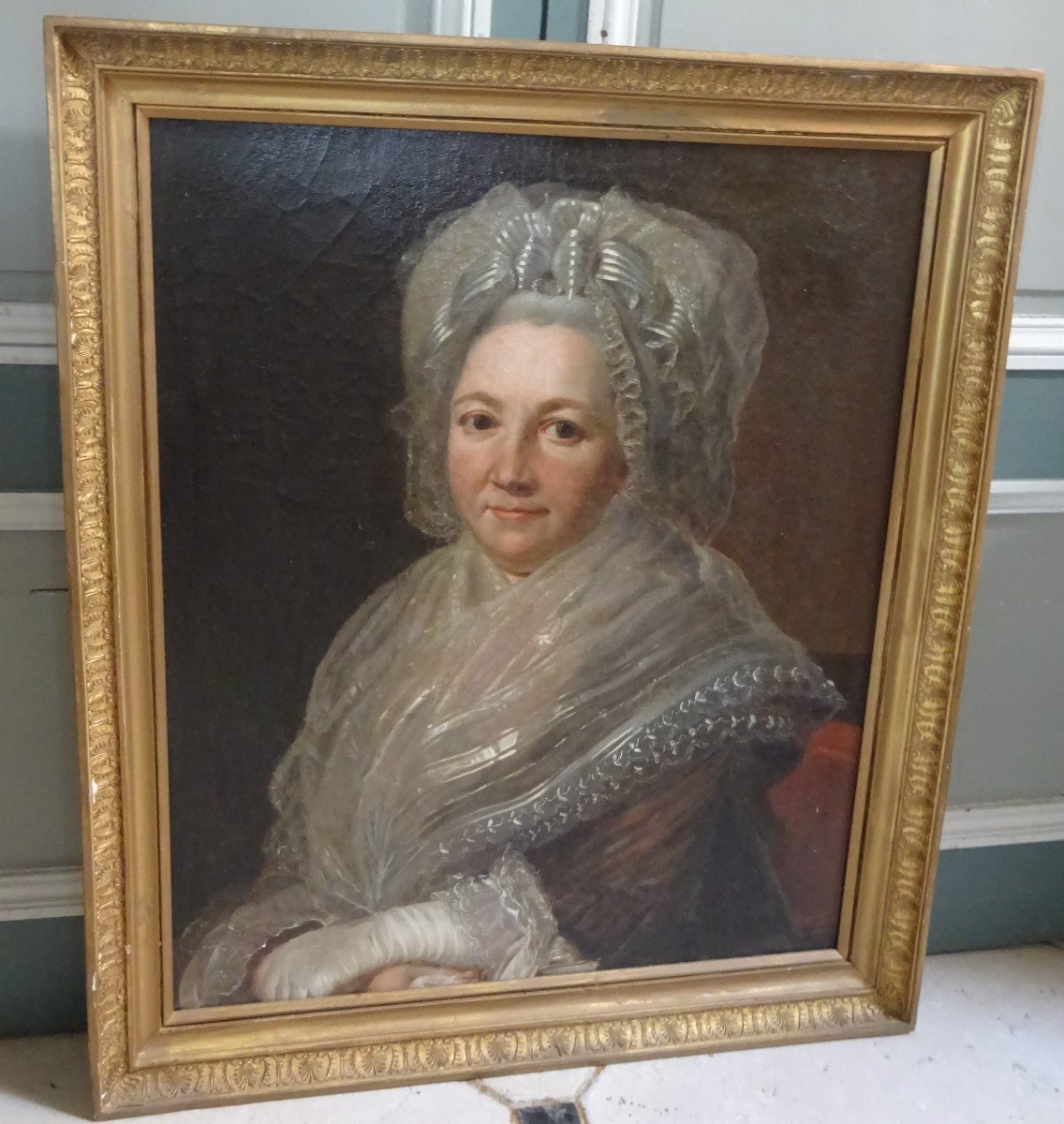 Portrait Of A Lady Of Quality From The End Of The 18th Century-photo-4