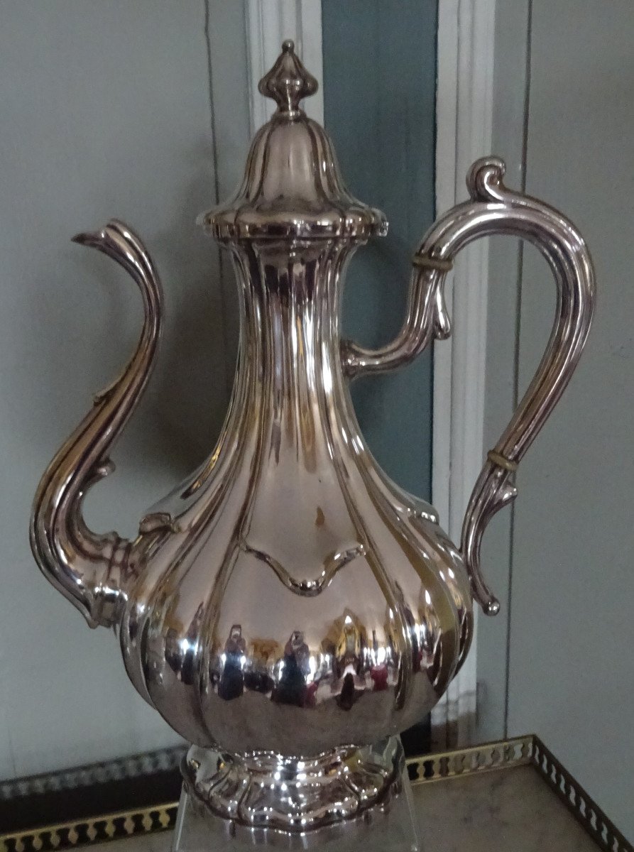 Large 19th Century Solid Silver Jug