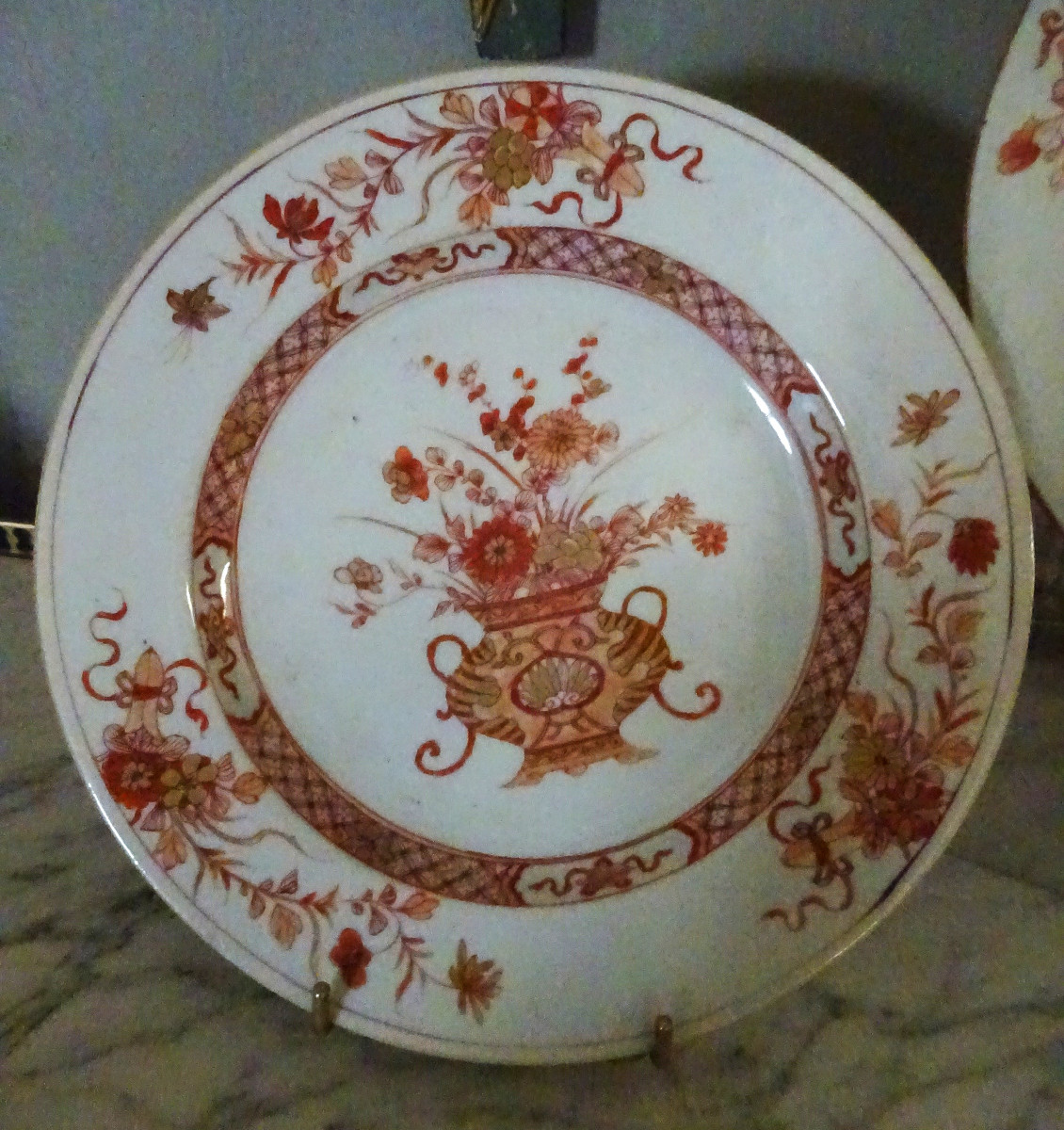 A Pair Of Plates And A Single Plate, China, 18th Century-photo-2