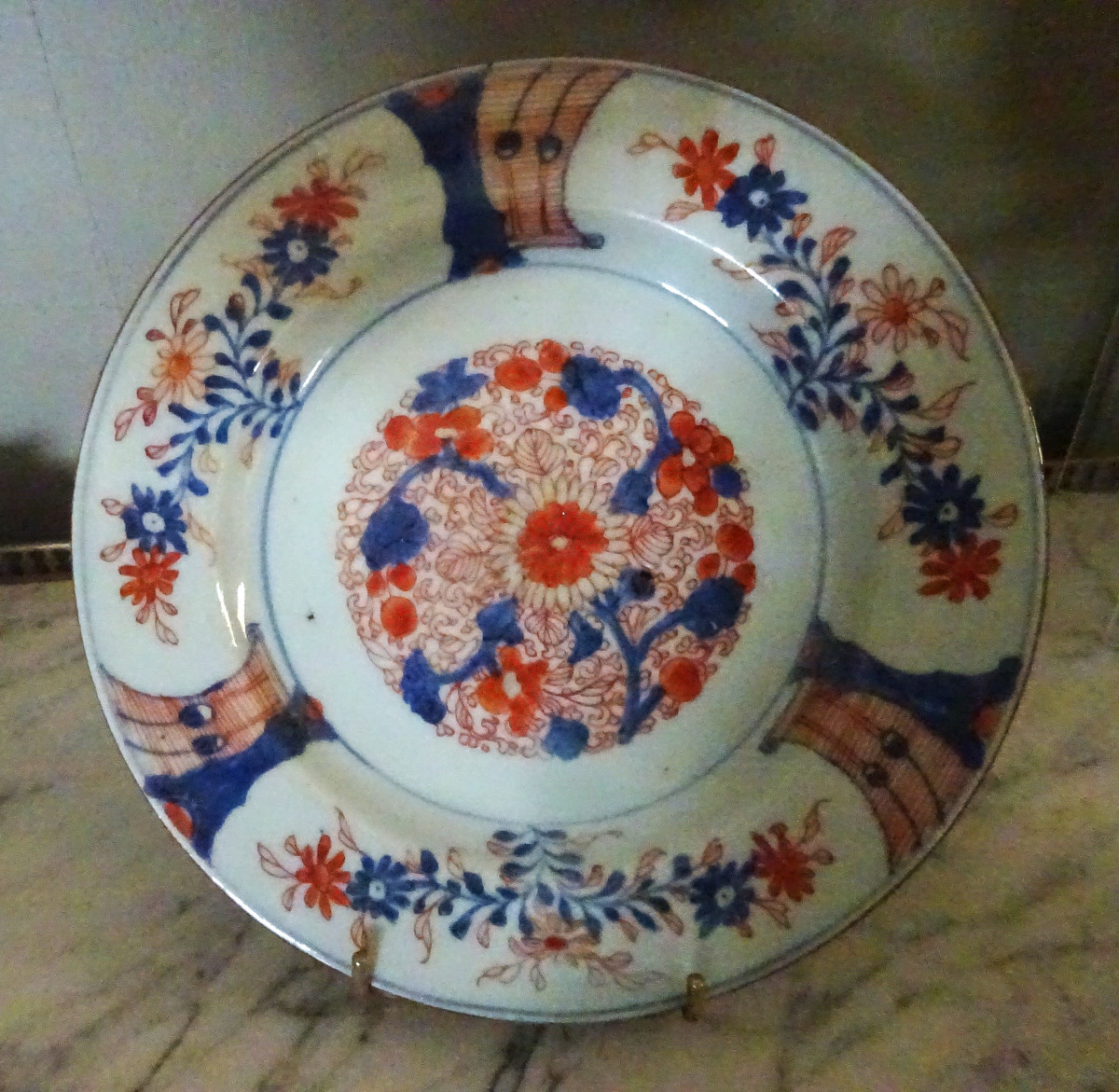 Réunion De Trois Assiettes En Porcelaine, Chine XVIIIème-photo-2